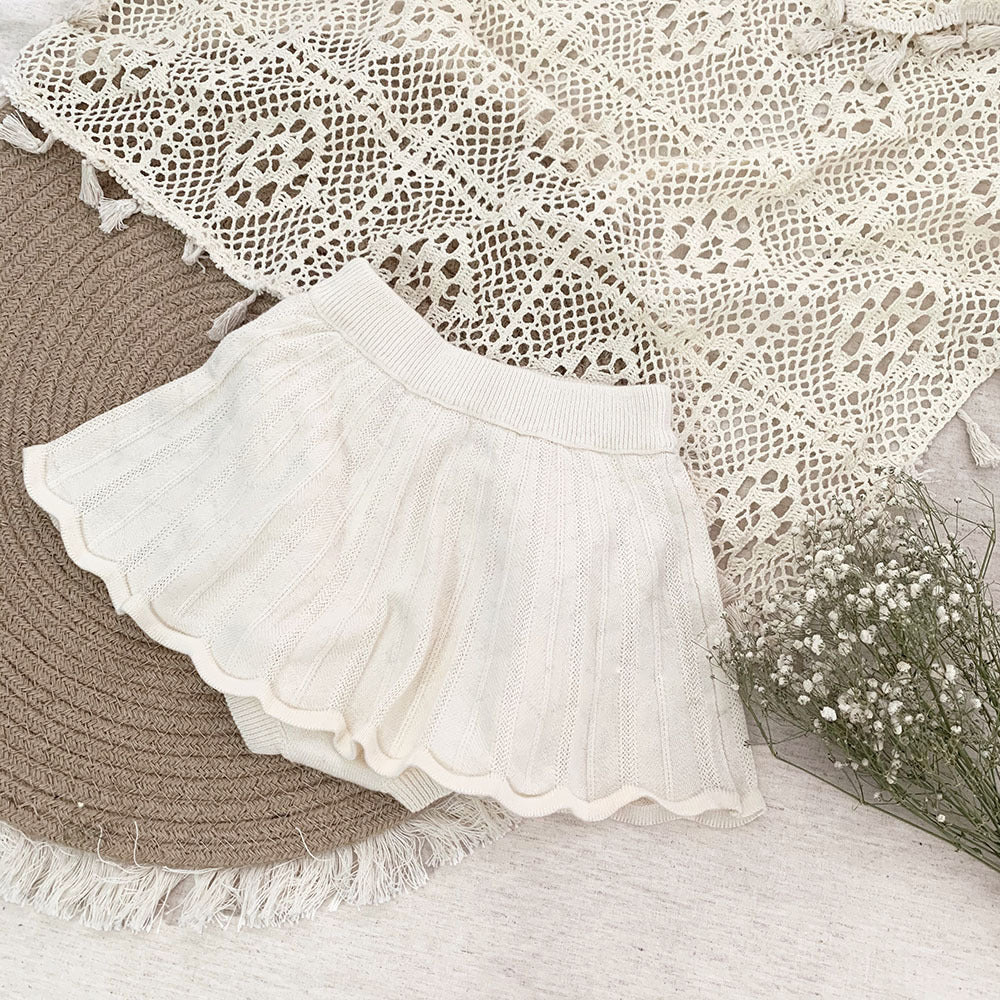 Knit Skirt with built in shorts