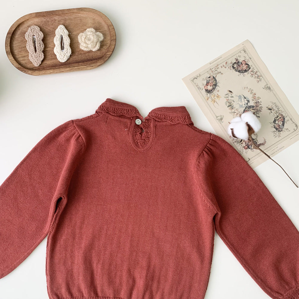 Delilah Knit Top - Red