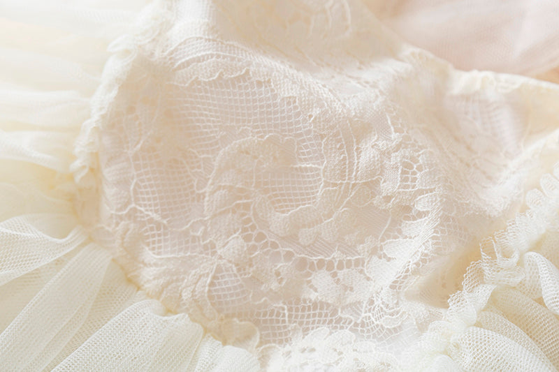 Audrey Tutu-Kleid - Weiß 