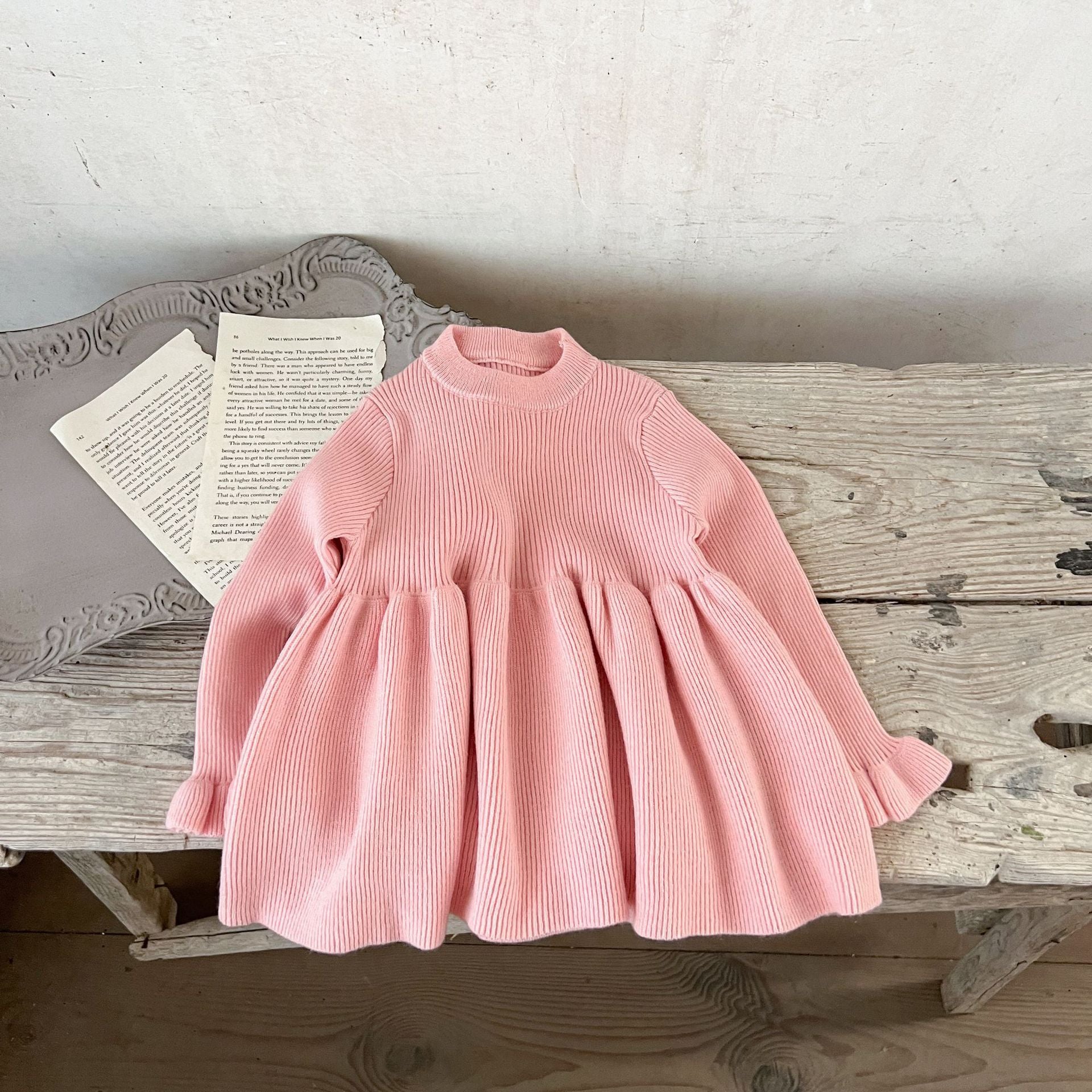 Aliya Knit Dress - Pink