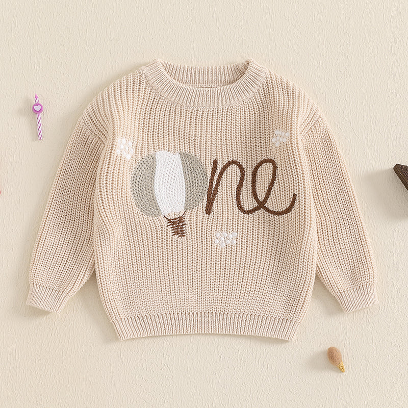 First Birthday Knit Jumper : One