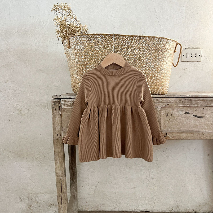 Aliya Knit Dress - Tan
