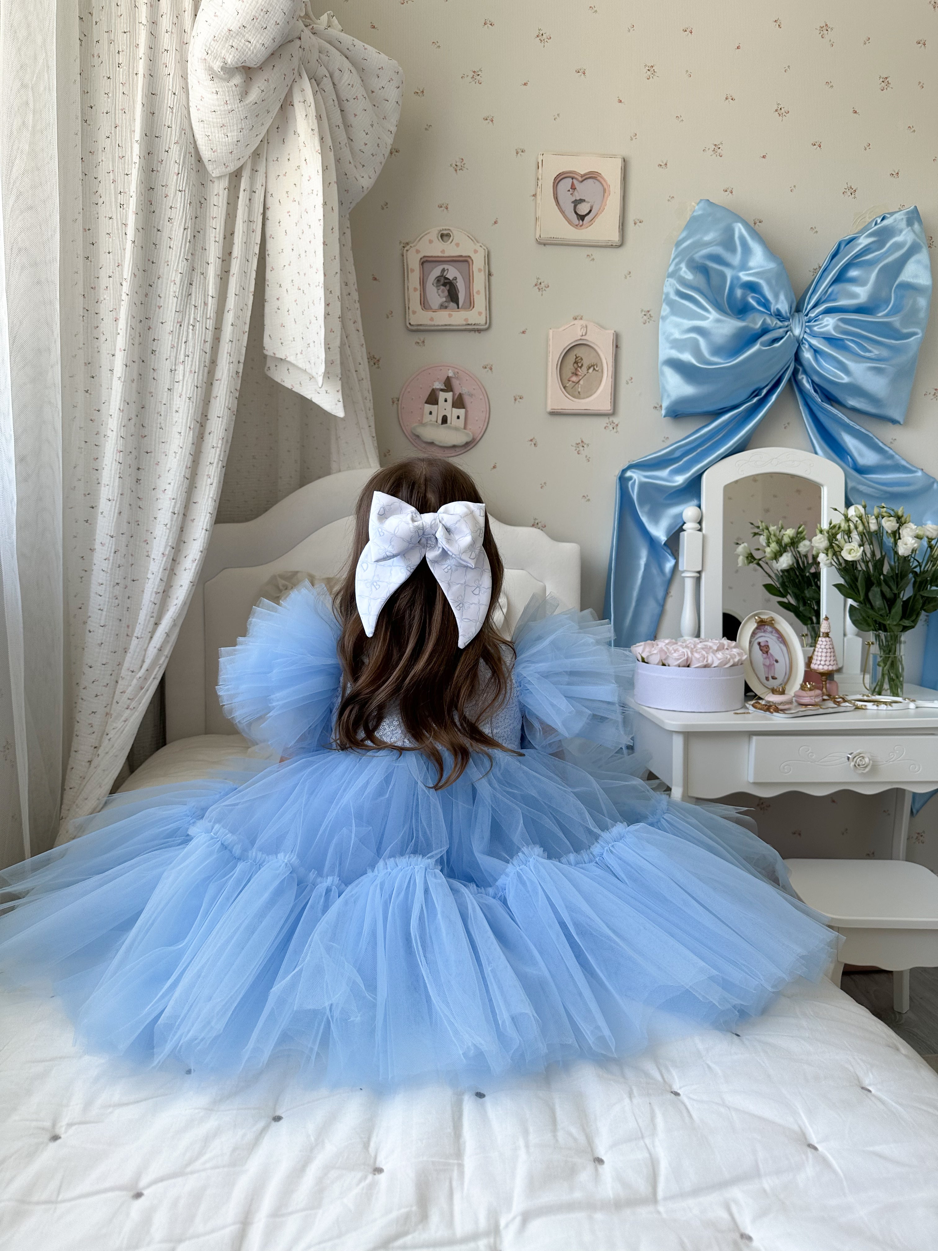 Märchenprinzessin - Blaues Kleid