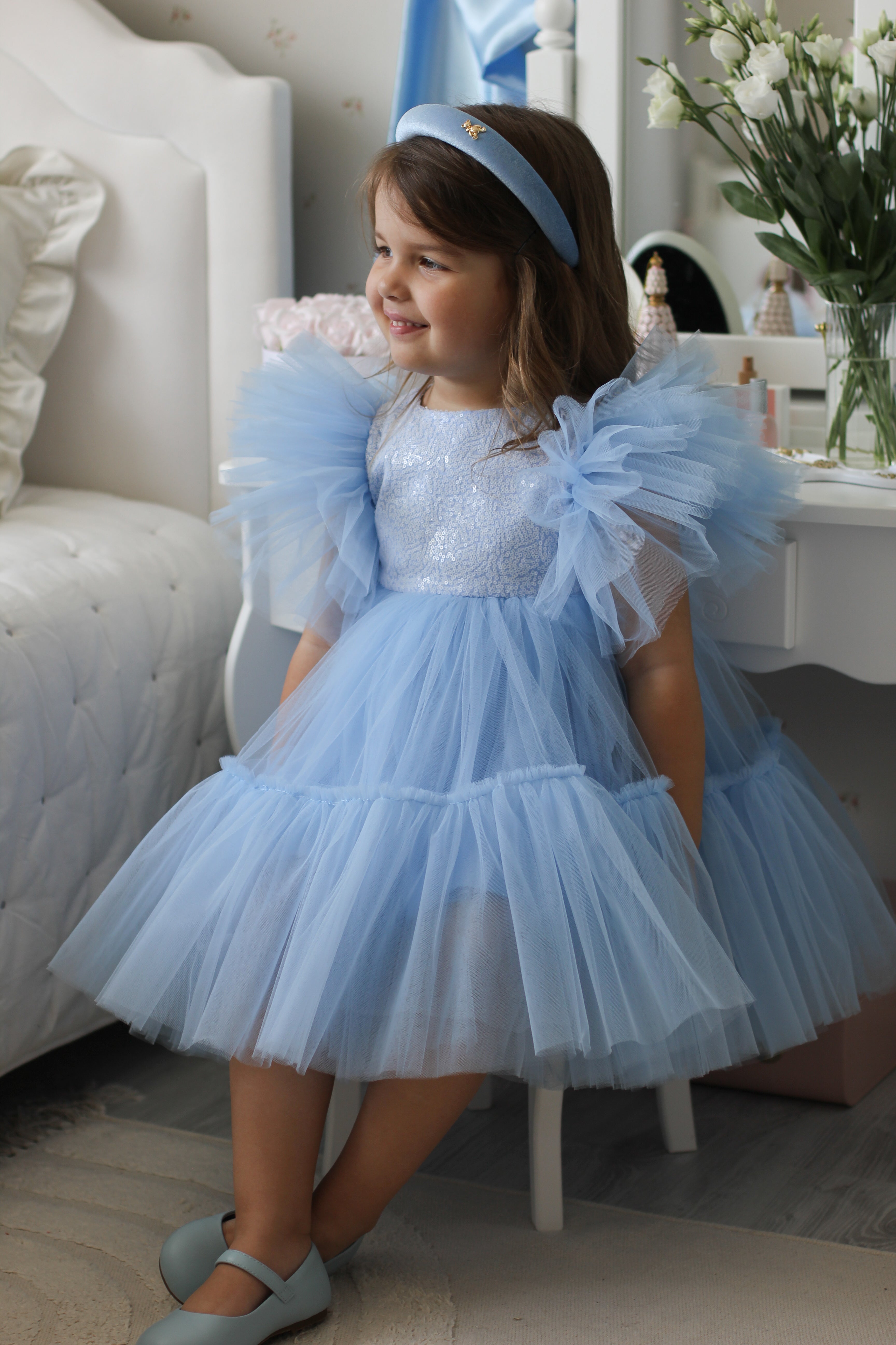 Märchenprinzessin - Blaues Kleid