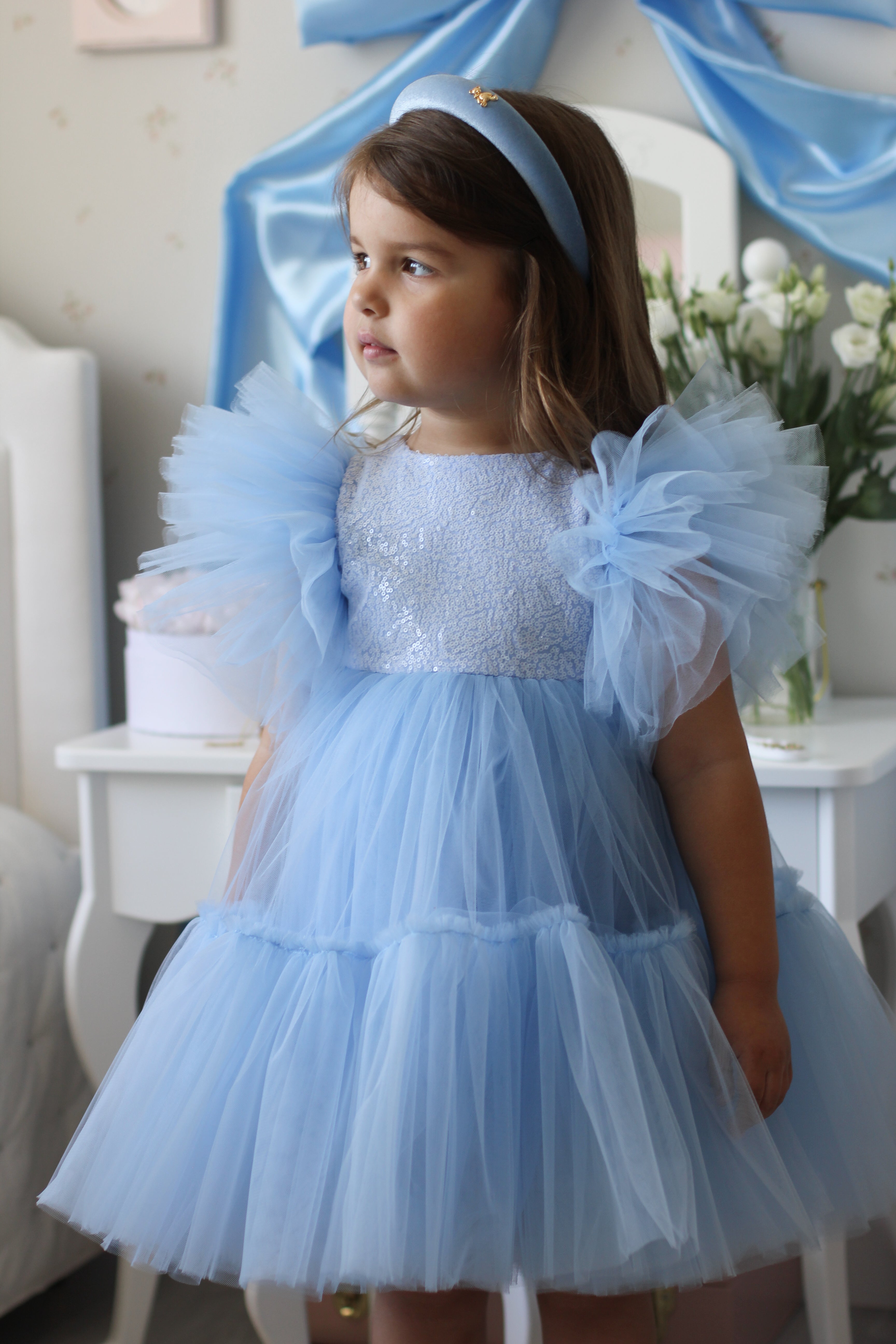 Märchenprinzessin - Blaues Kleid