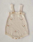 Girls Floral Knit Set