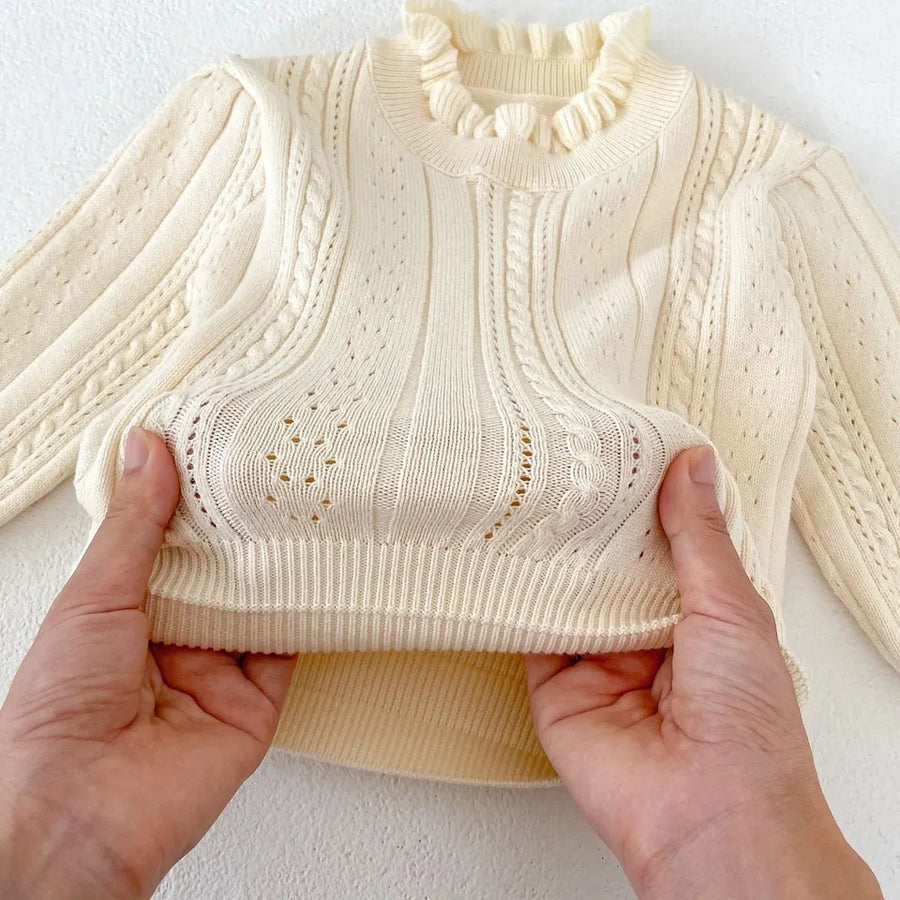 Puff Sleeve Knit Top