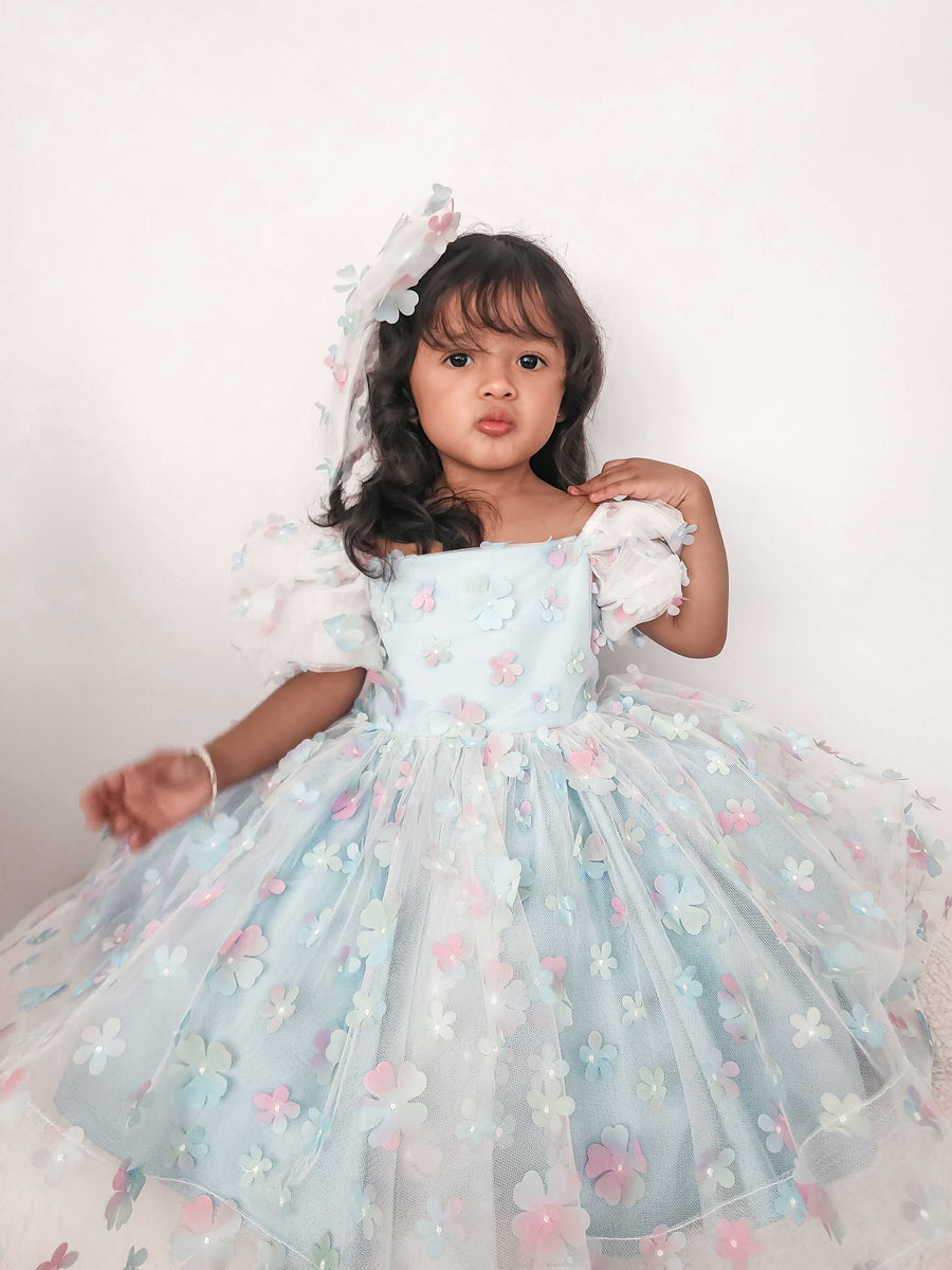 Enchanted Dress & Bow (Made to order)