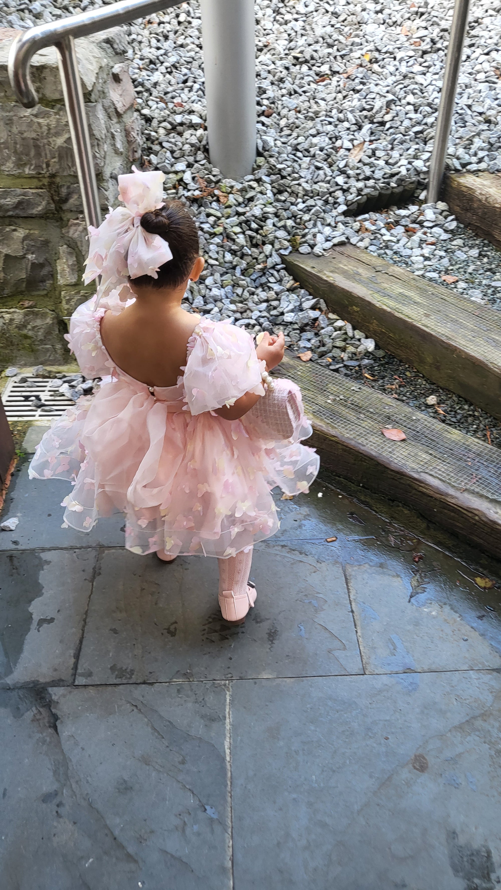 Enchanted Dress &amp; Hair Bow (Made to order) MK036