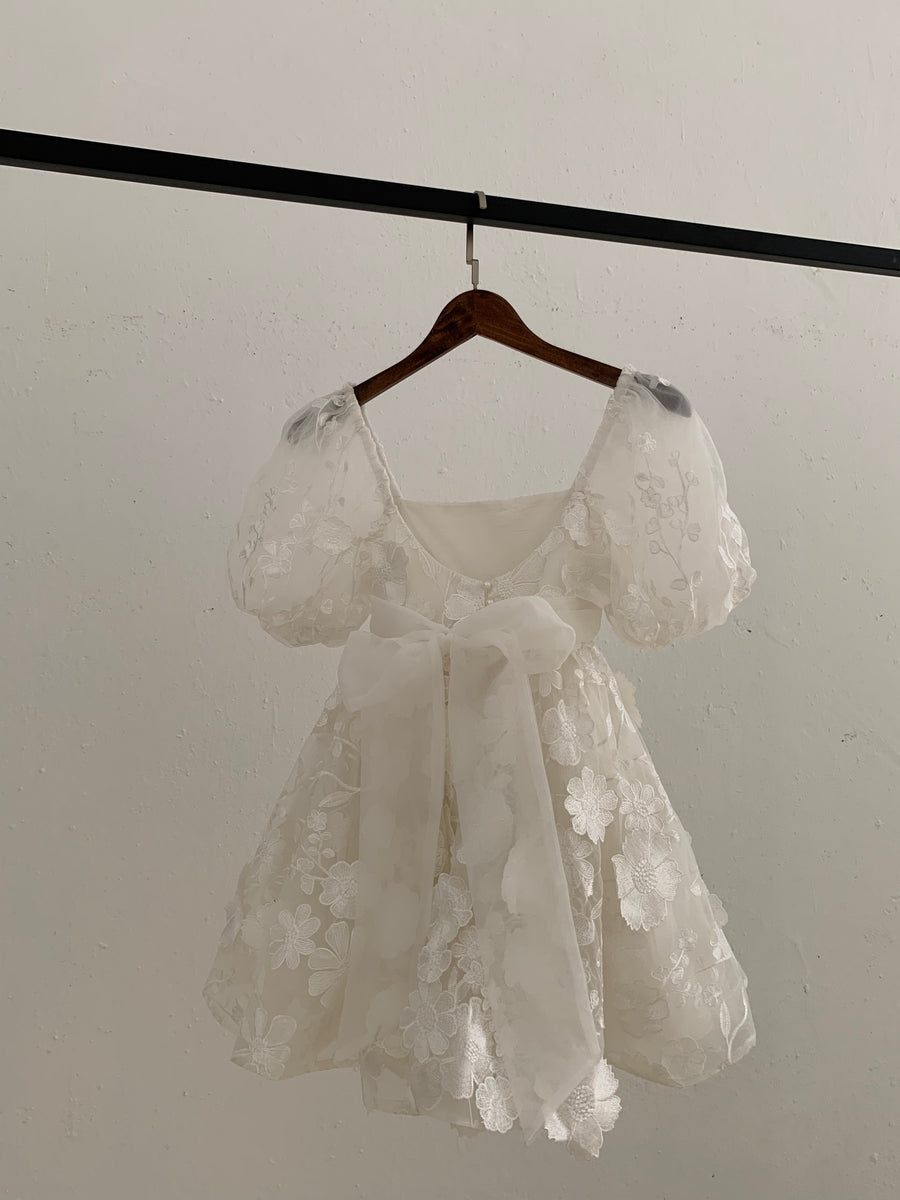 Hope Dress & Hair Bow (Made to order)
