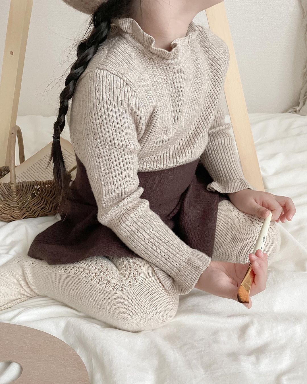 Hayley Knit Top - Beige