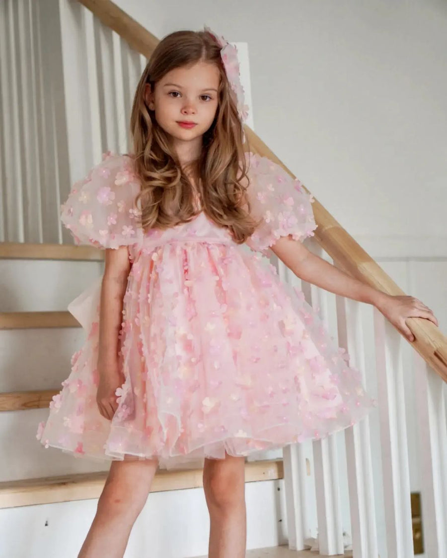 Enchanted Dress & Hair Bow (Made to order)