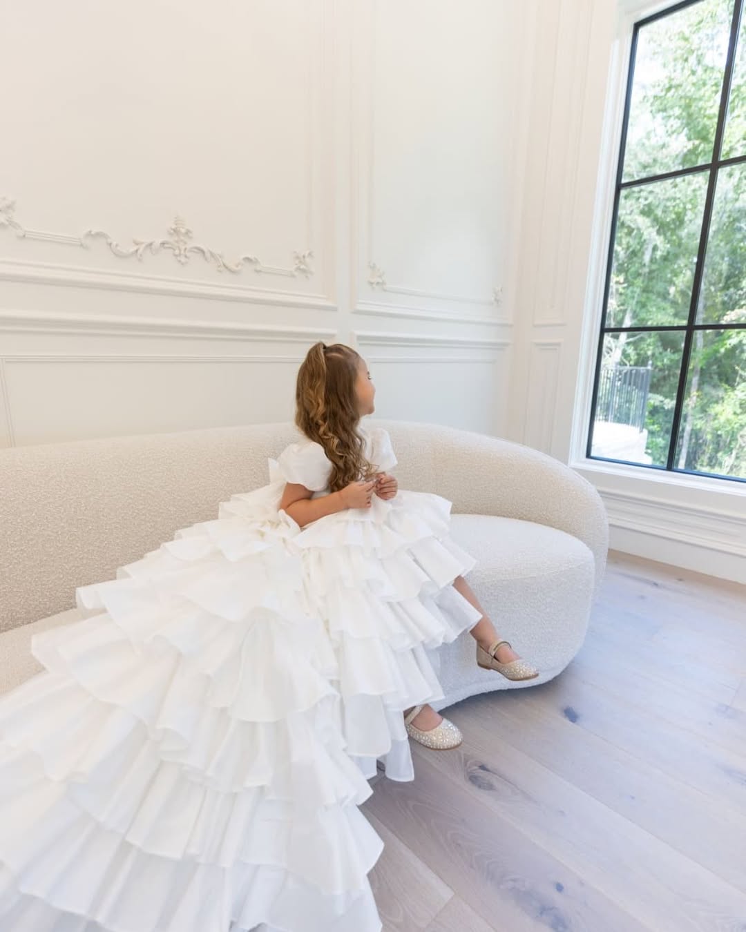 Isabella Special Occasion Dress - Full Length with removable train (Made to Order) MK008