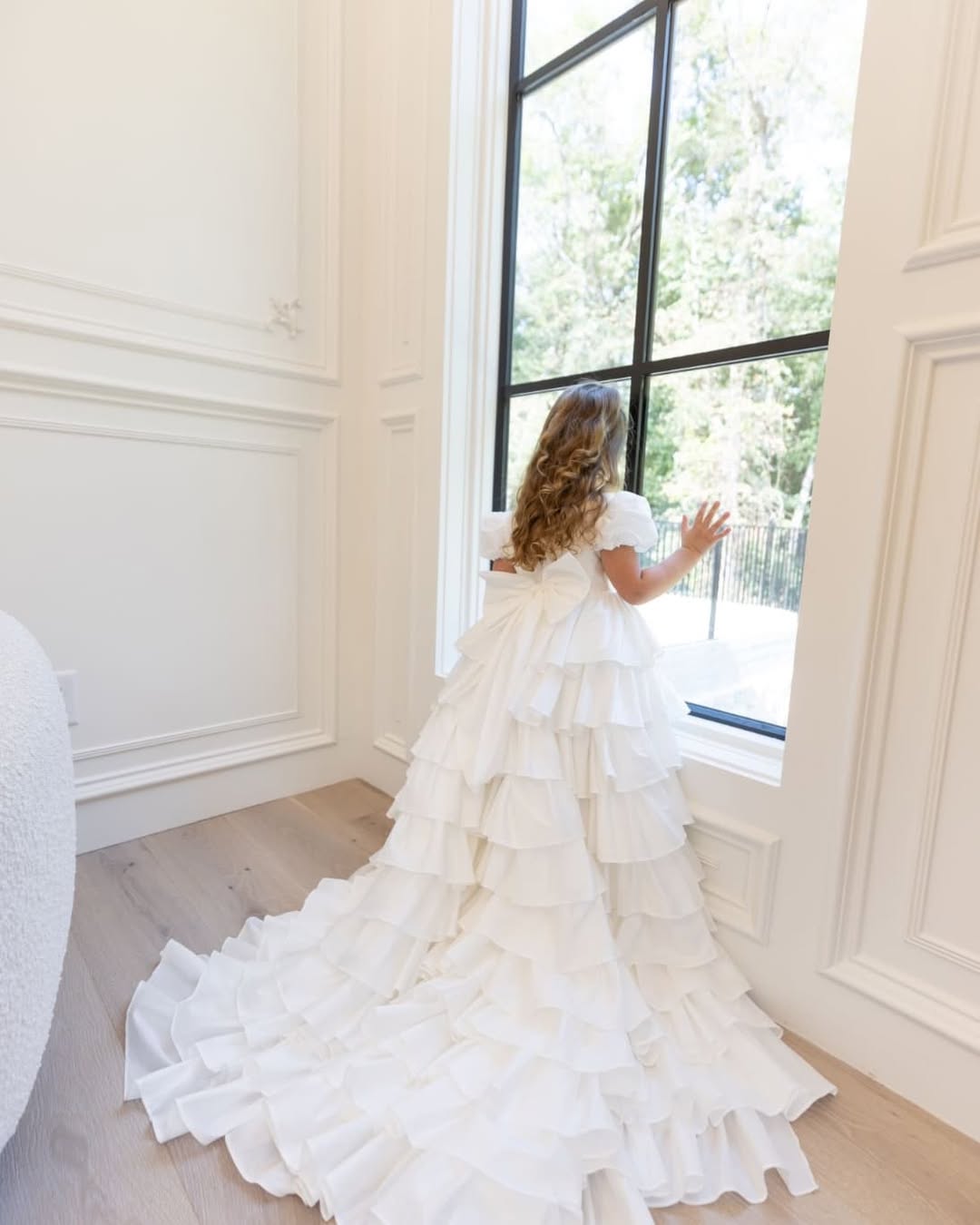 Isabella Special Occasion Dress - Full Length with removable train (Made to Order) MK008