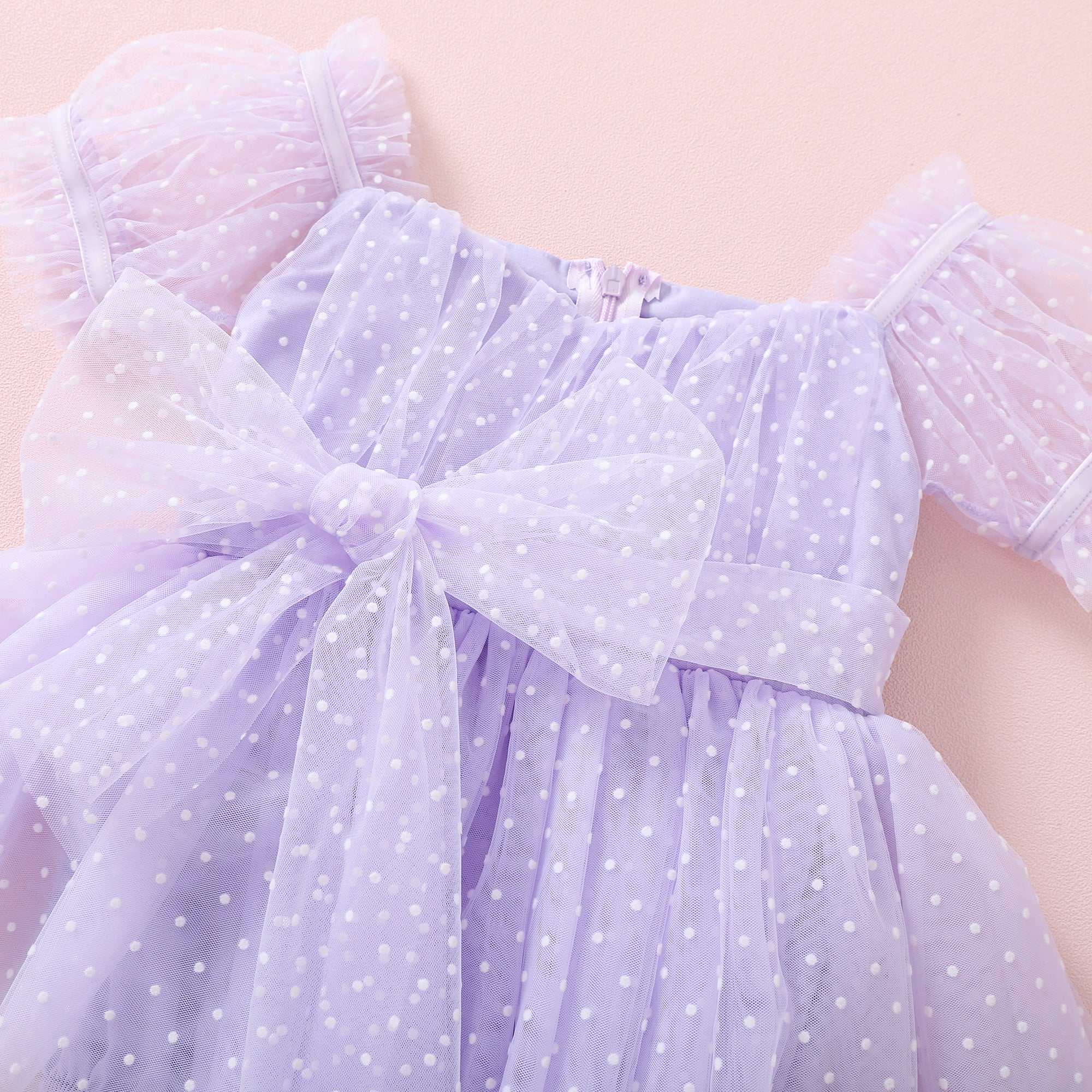 Party Stramplerkleid mit Schweizer Punkten