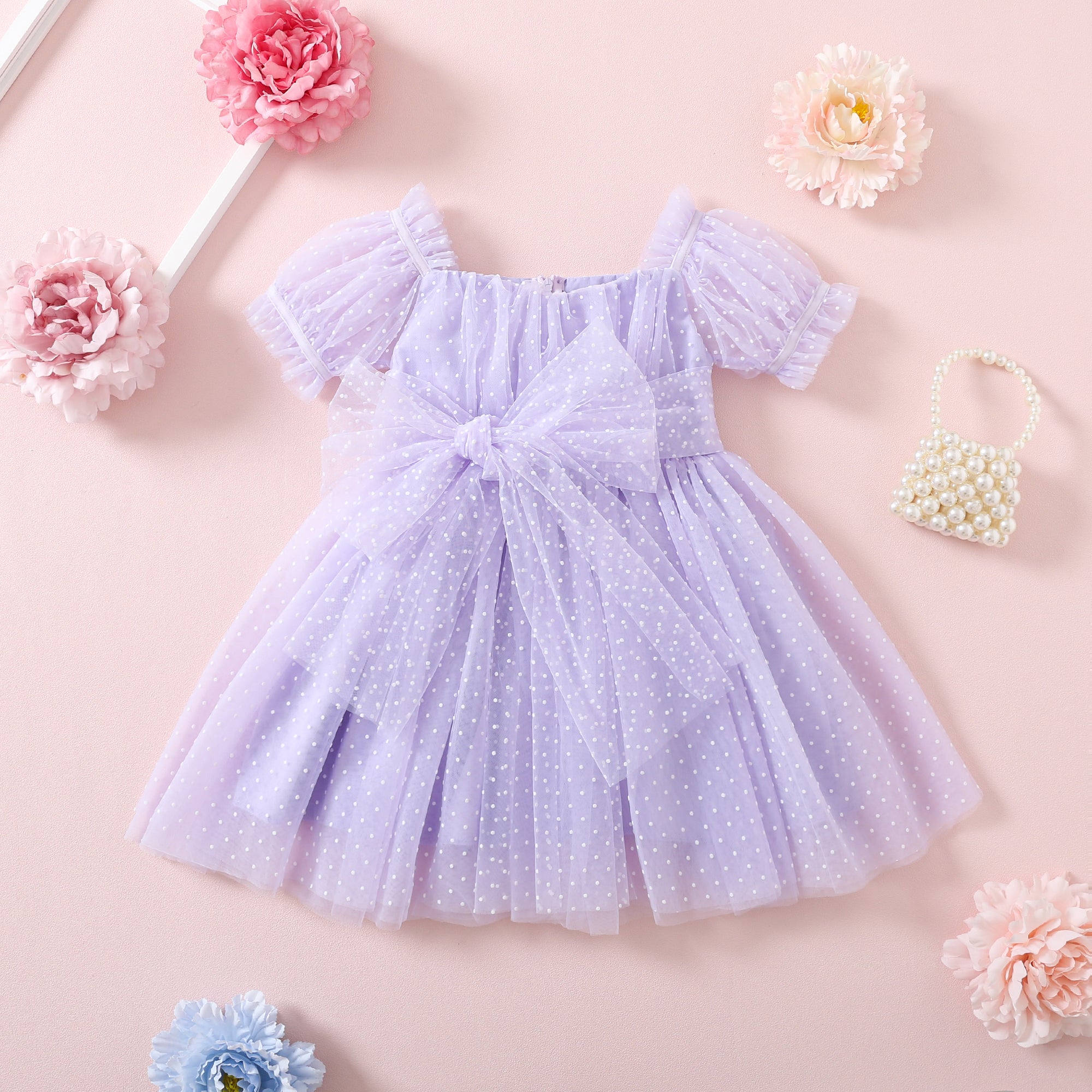 Party Swiss Dot Dress