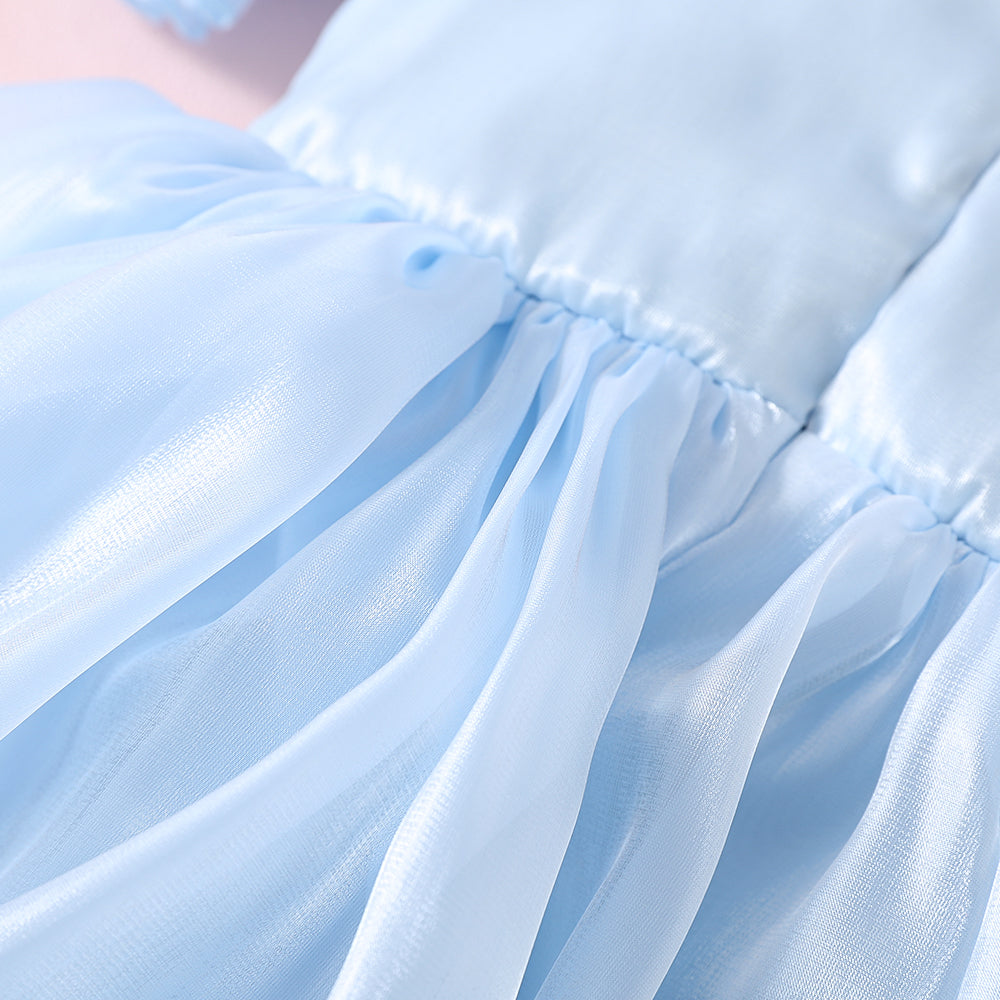 Princess Puff Sleeve Party Romper