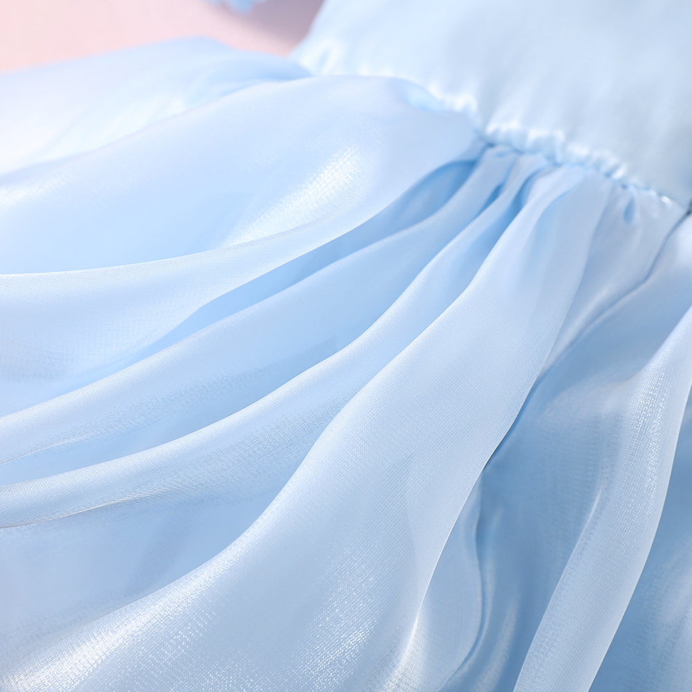 Princess Puff Sleeve Party Romper