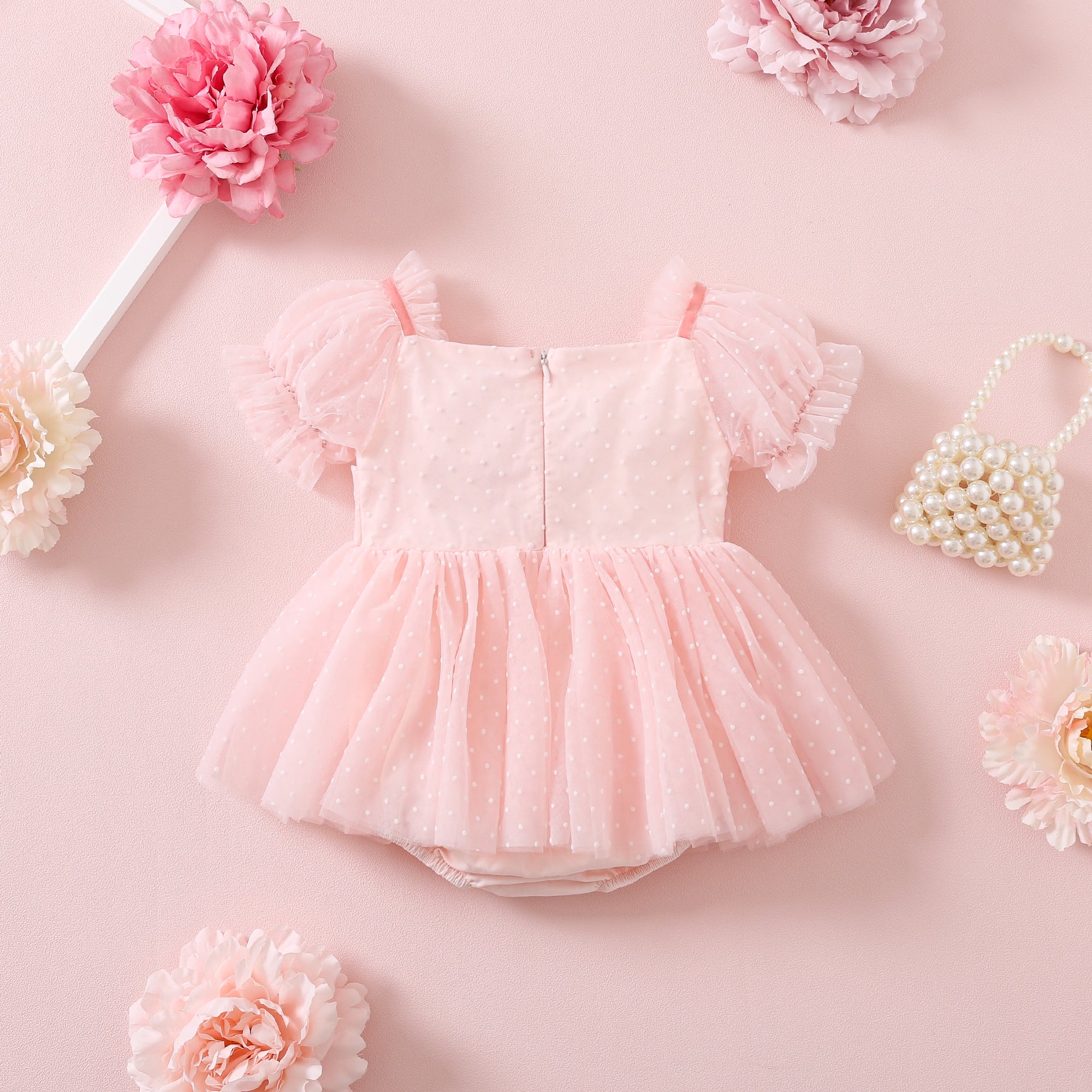 Party Stramplerkleid mit Schweizer Punkten