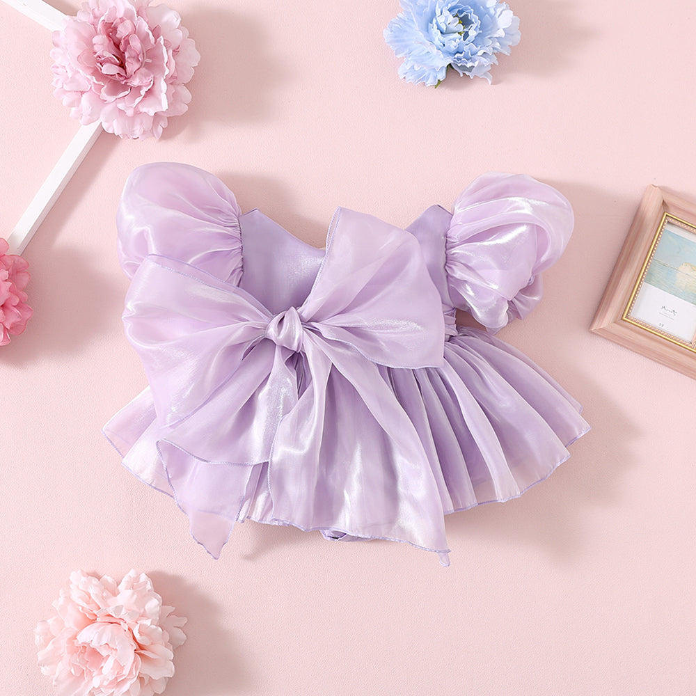 Puff Sleeve Party Romper