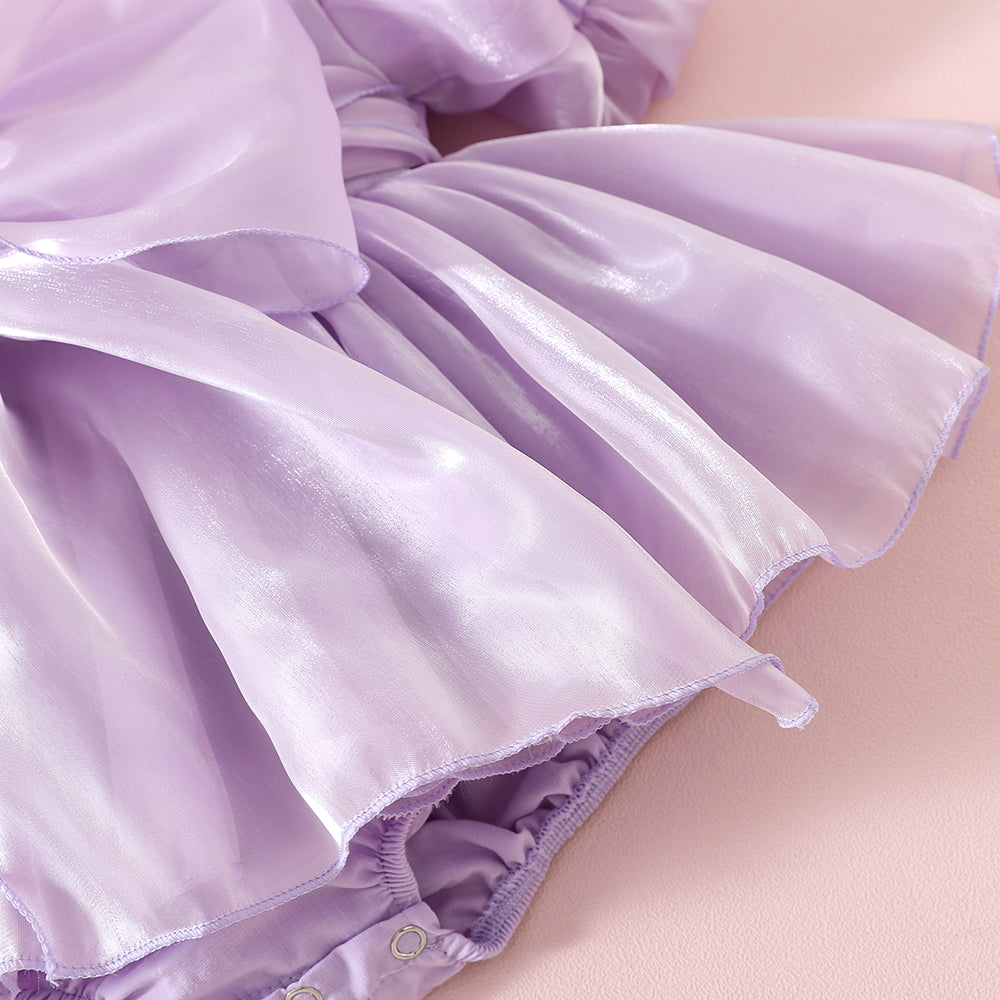 Puff Sleeve Party Romper