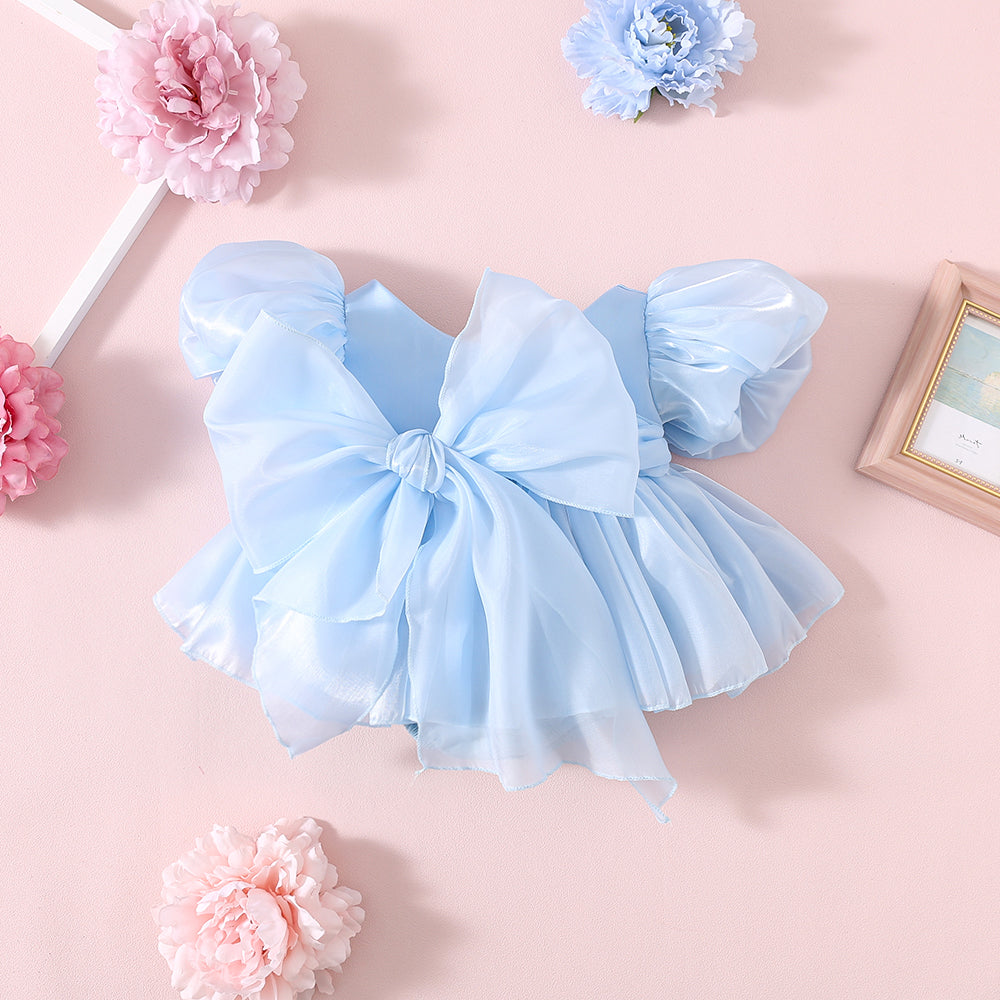 Puff Sleeve Party Romper