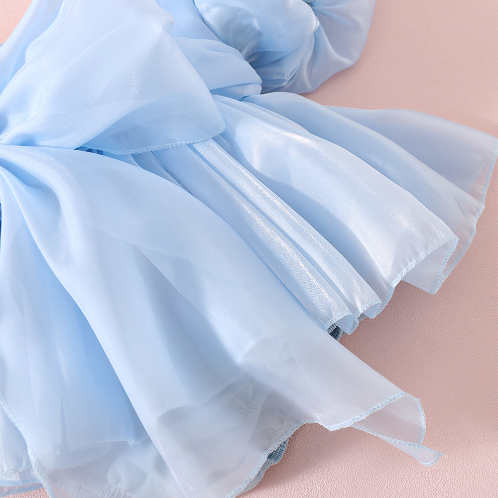 Puff Sleeve Party Romper