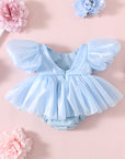Puff Sleeve Party Romper