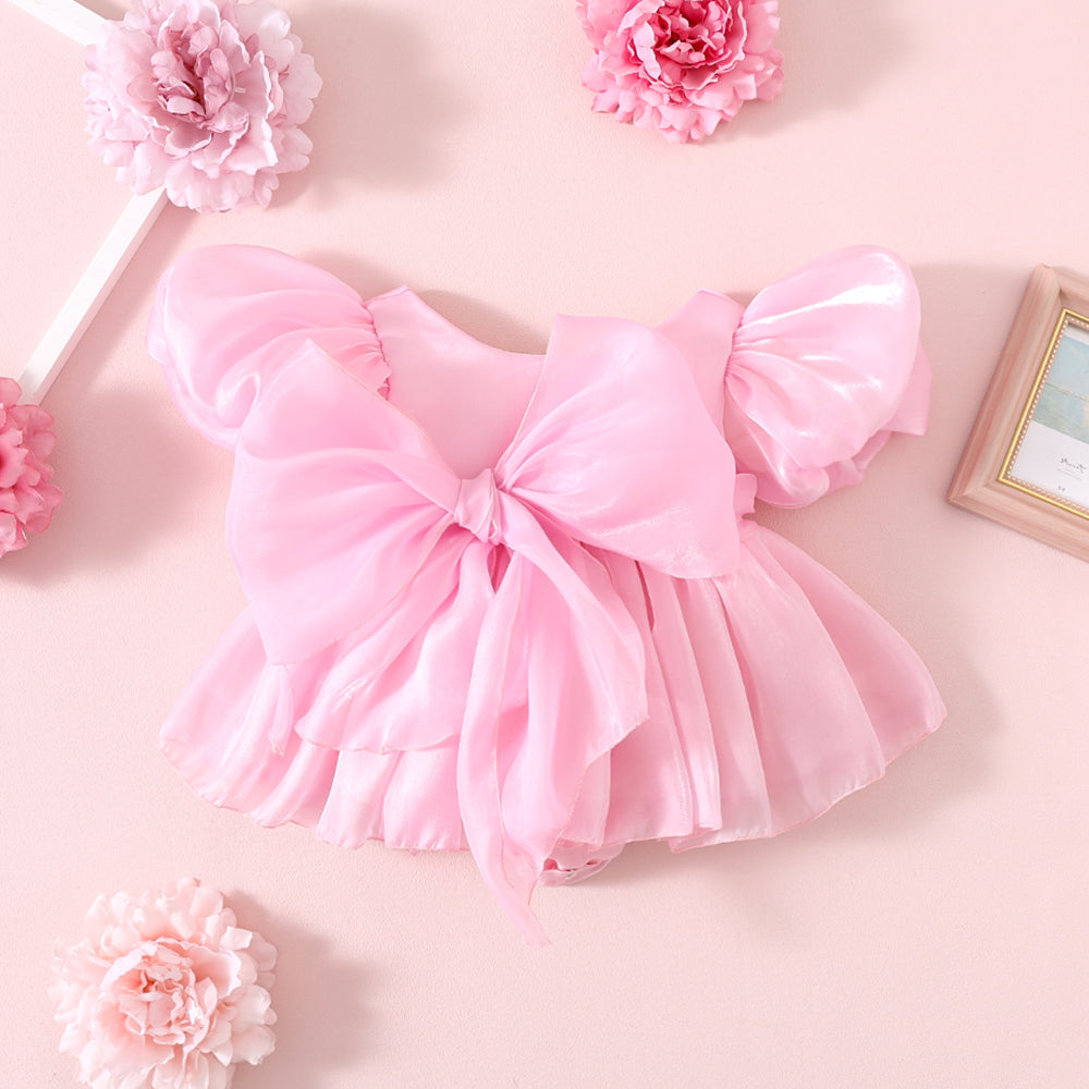 Puff Sleeve Party Romper