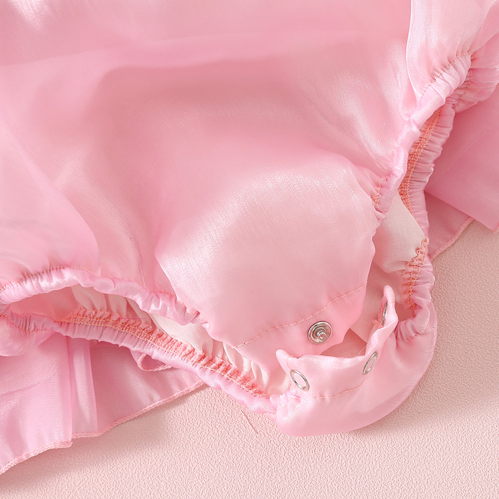 Puff Sleeve Party Romper