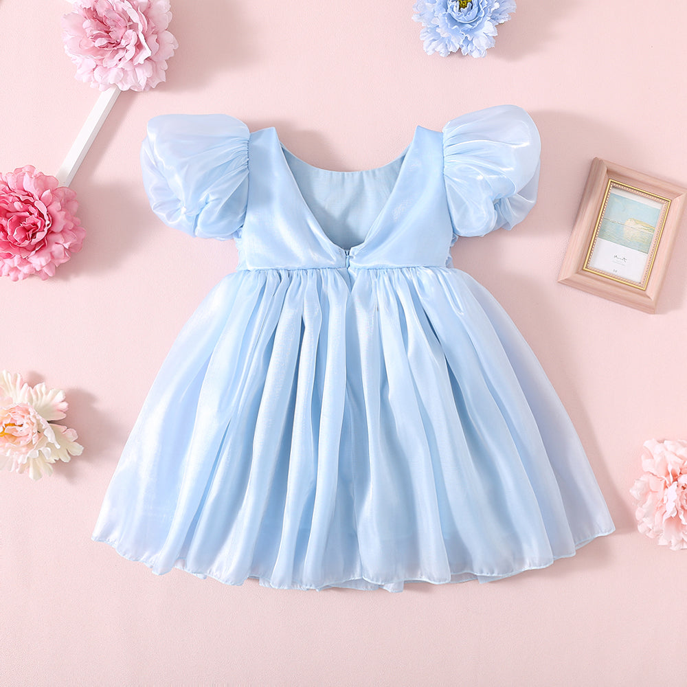 Puff Sleeve Party Dress - Pre-Order 2 Week Dispatch