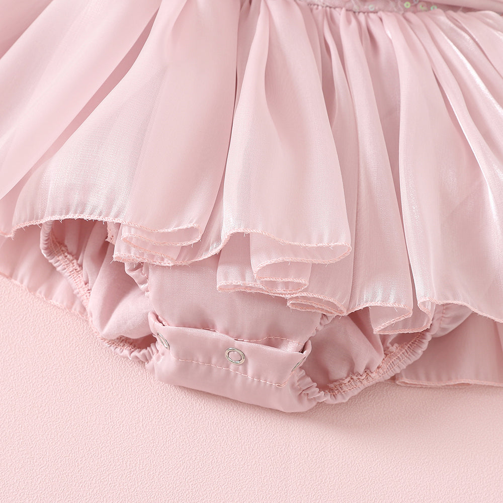 Princess Party Romper - Pink