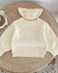 Floral Puff Sleeve Knit Top