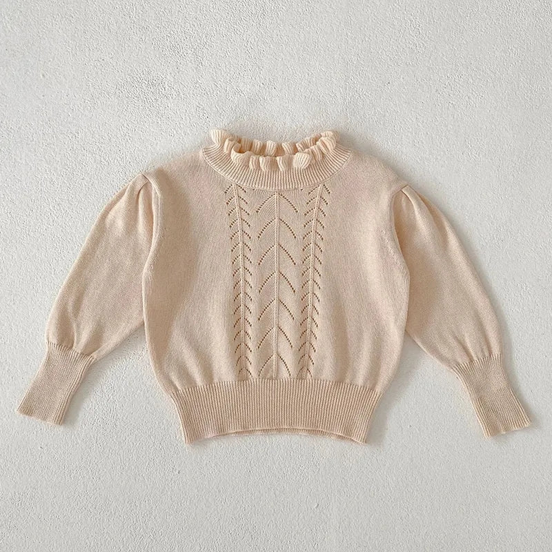 Beige Knit Top