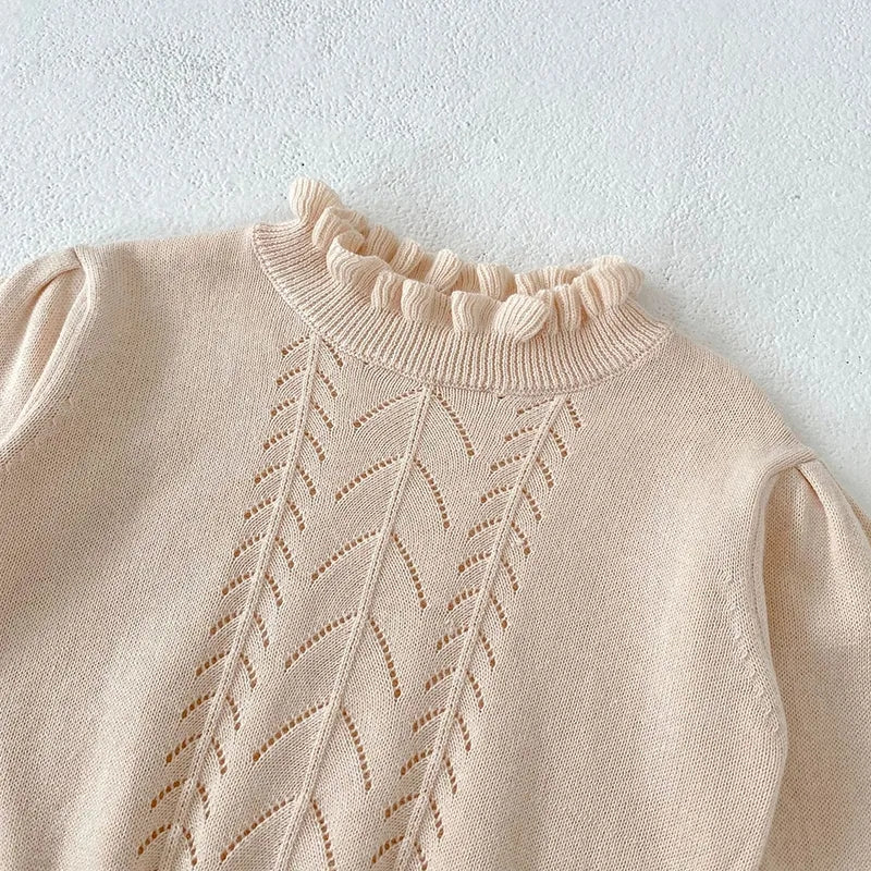 Beige Knit Top