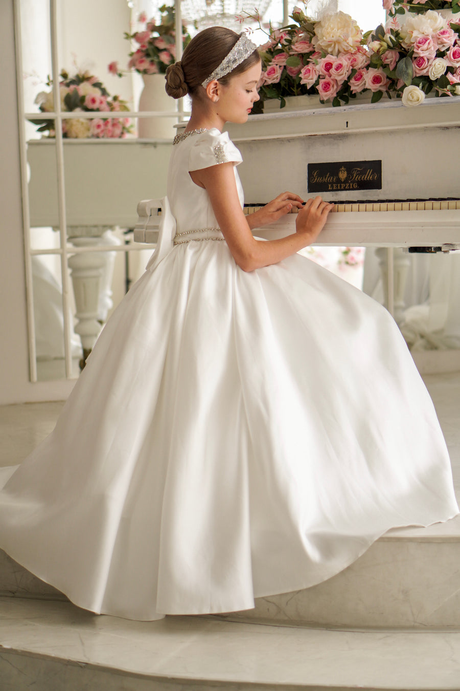 Heavenly Meadows Dress & Matching Hairband MK041