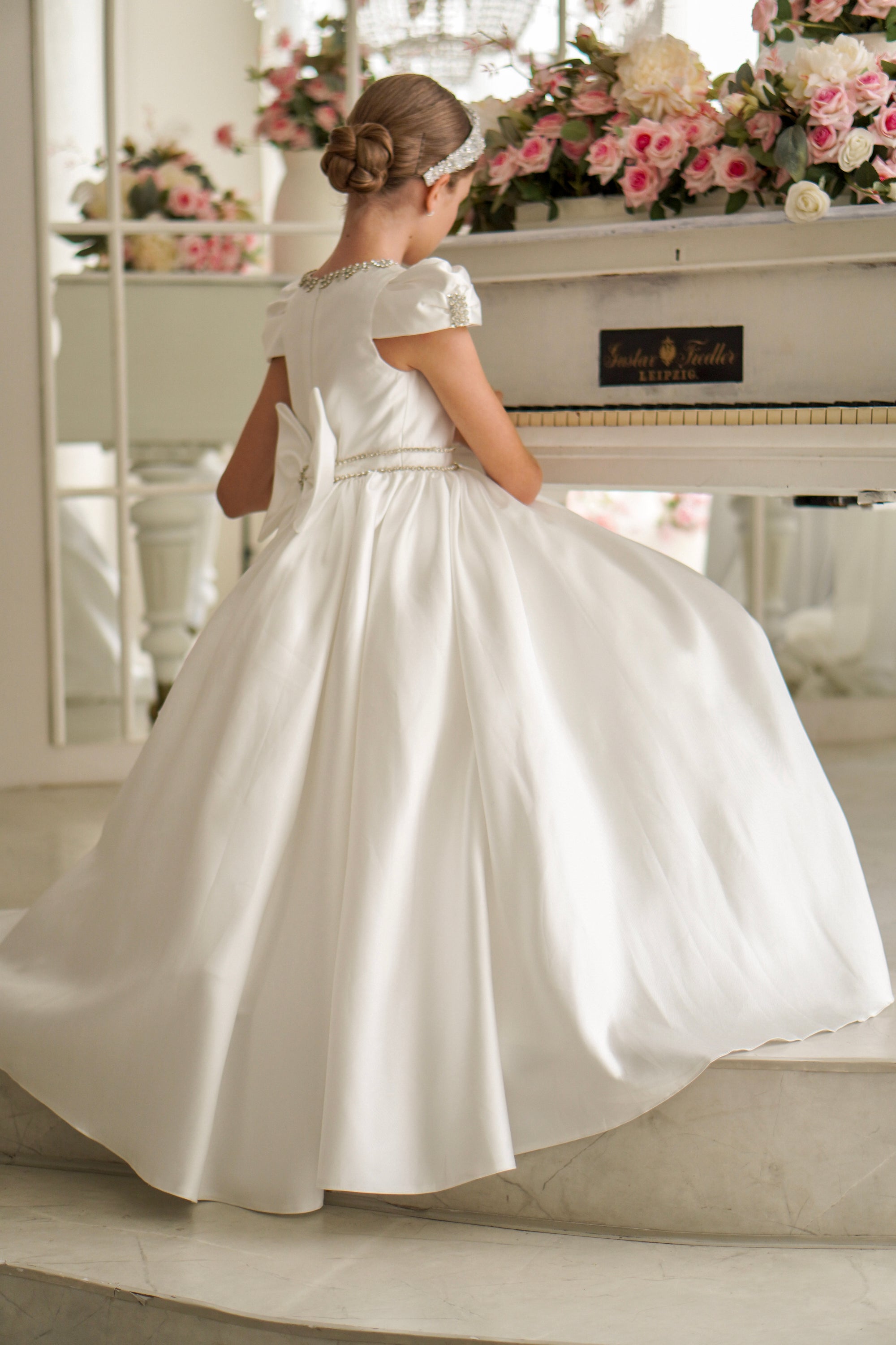 Heavenly Meadows Dress &amp; Matching Hairband MK041