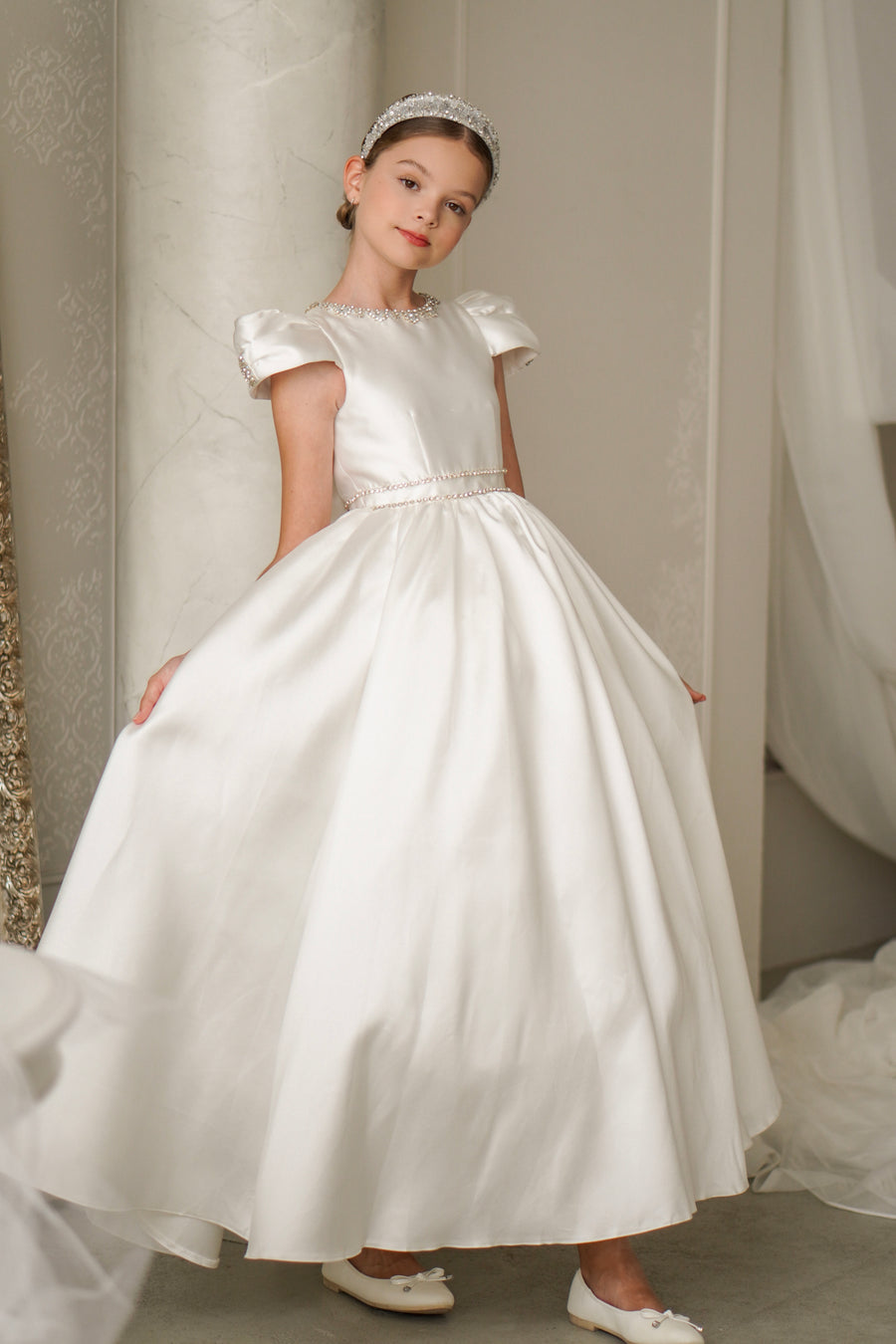 Heavenly Meadows Dress & Matching Hairband MK041