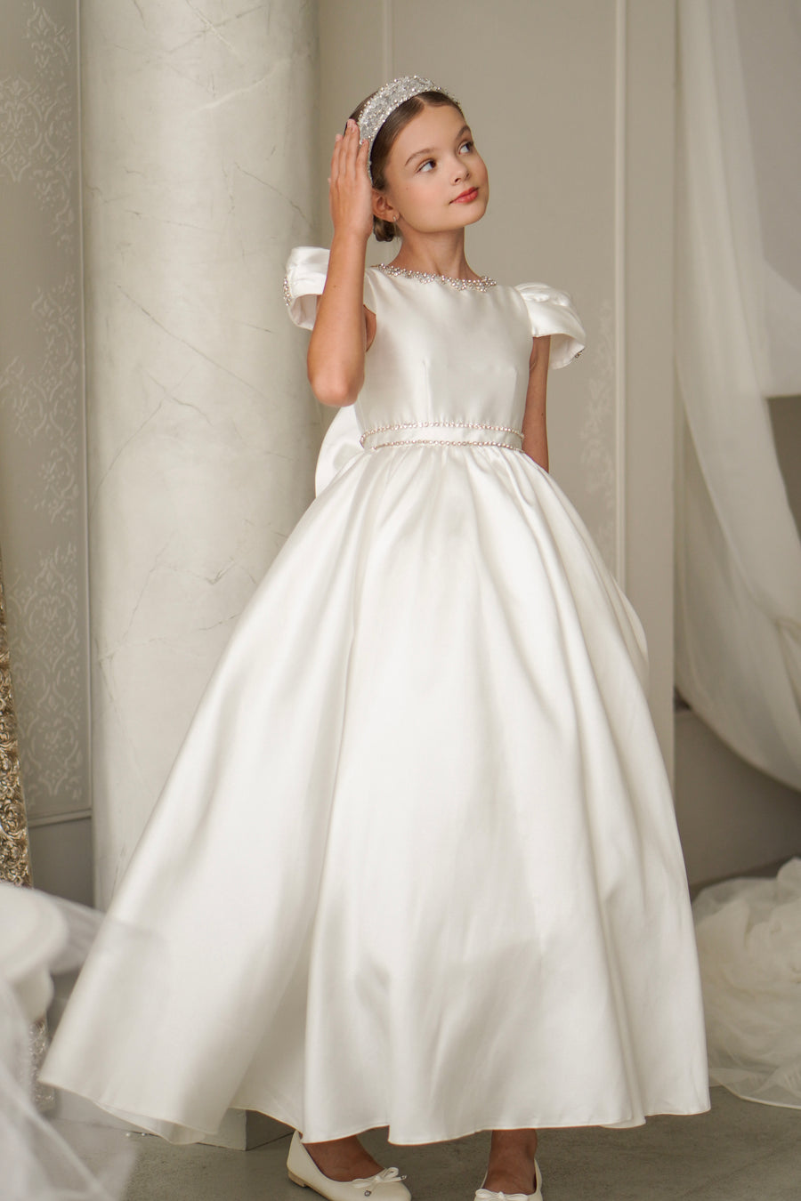 Heavenly Meadows Dress & Matching Hairband MK041