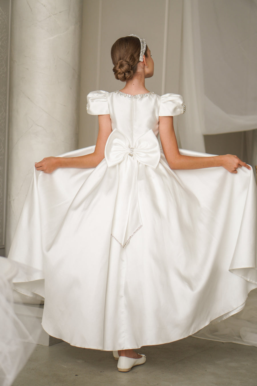 Heavenly Meadows Dress & Matching Hairband MK041