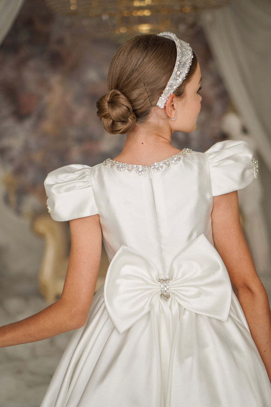 Heavenly Meadows Dress & Matching Hairband MK041