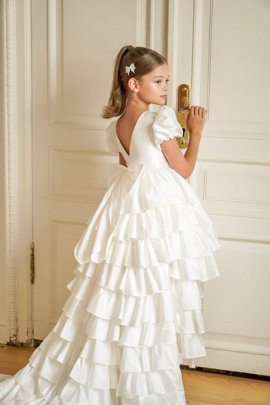 Isabella Special Occasion Dress - Full Length with removable train (Made to Order)
