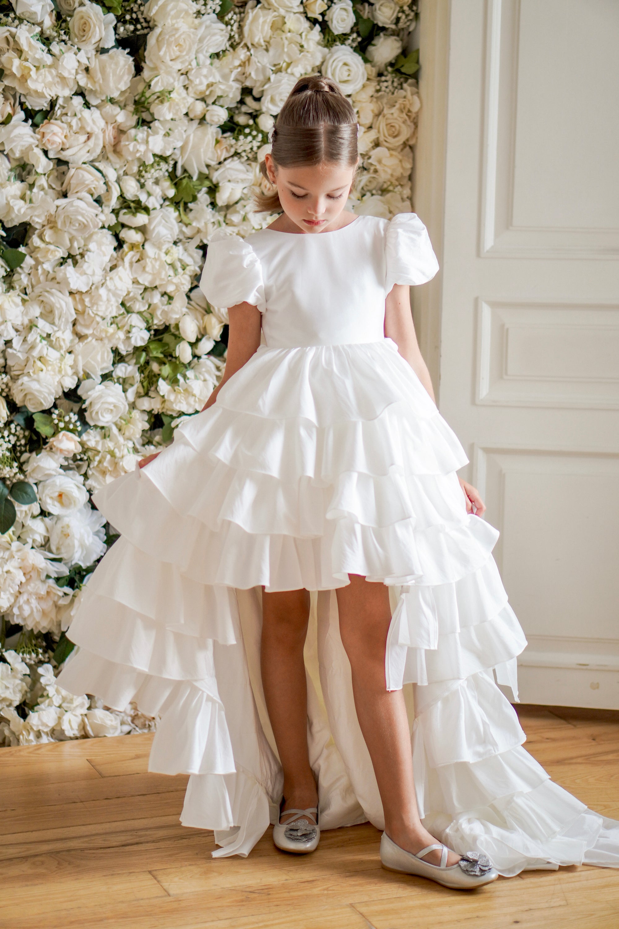 Isabella Special Occasion Dress - Full Length with removable train (Made to Order) MK008