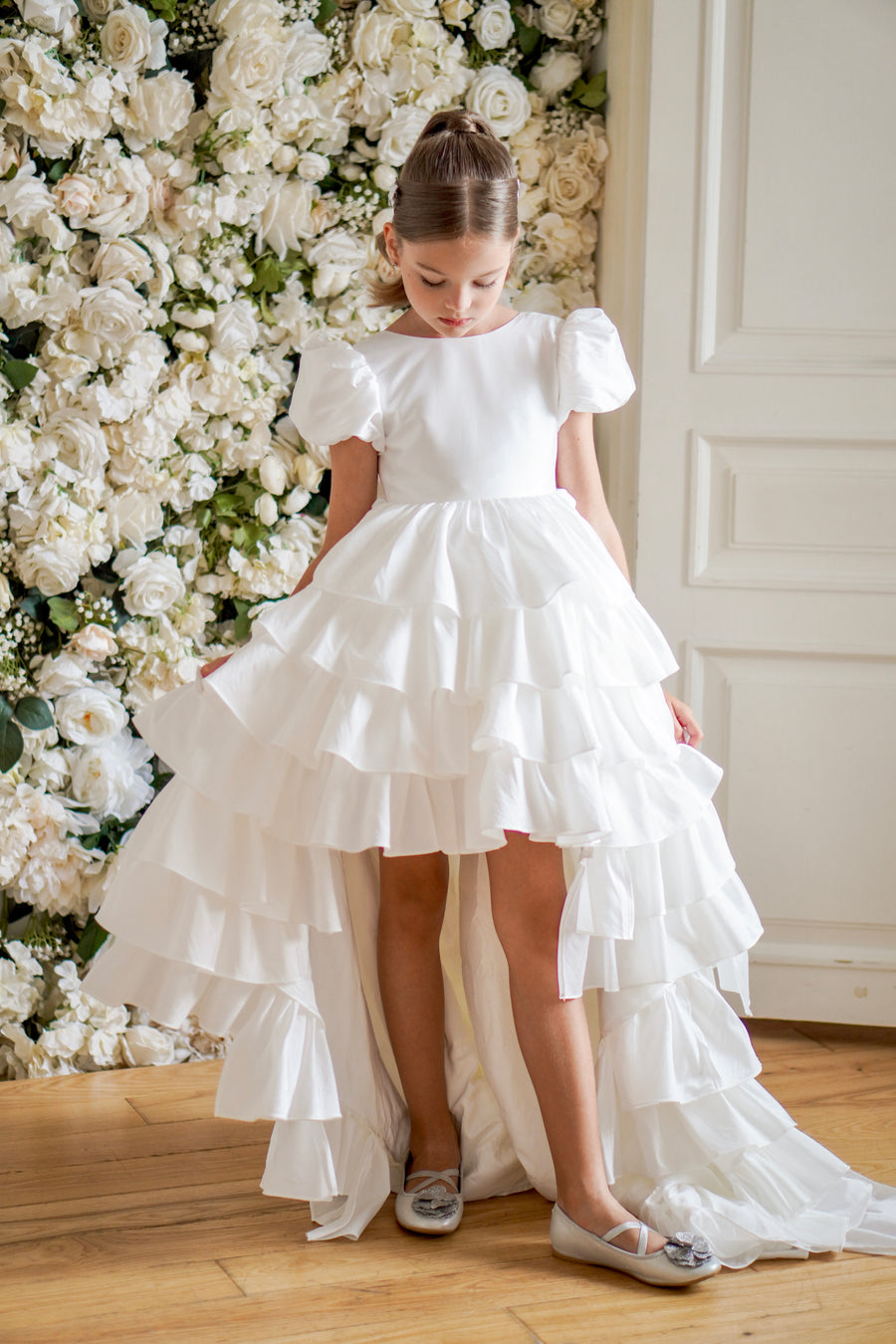 Isabella Special Occasion Dress - Full Length with removable train (Made to Order)