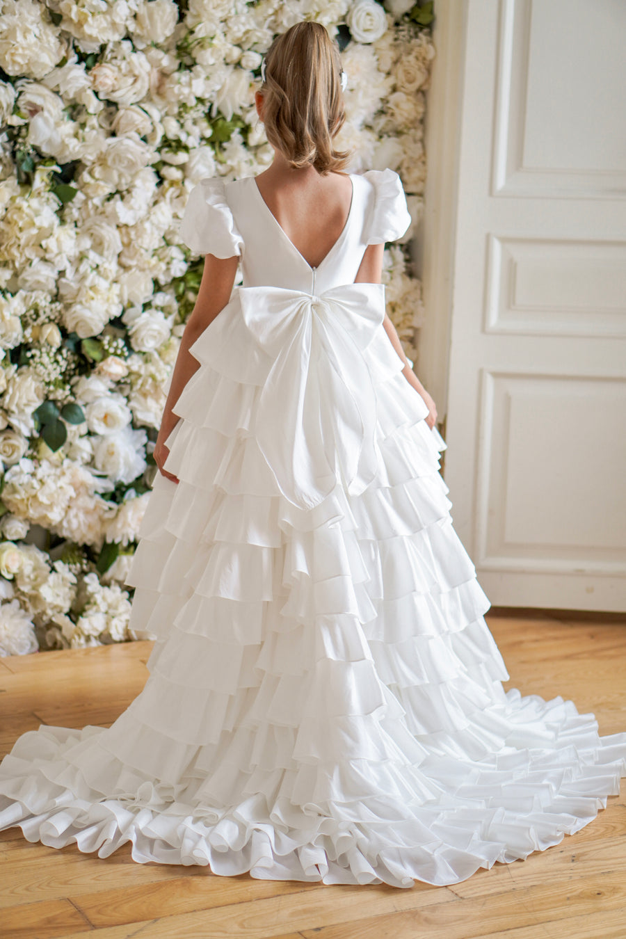 Isabella Special Occasion Dress - Full Length with removable train (Made to Order)
