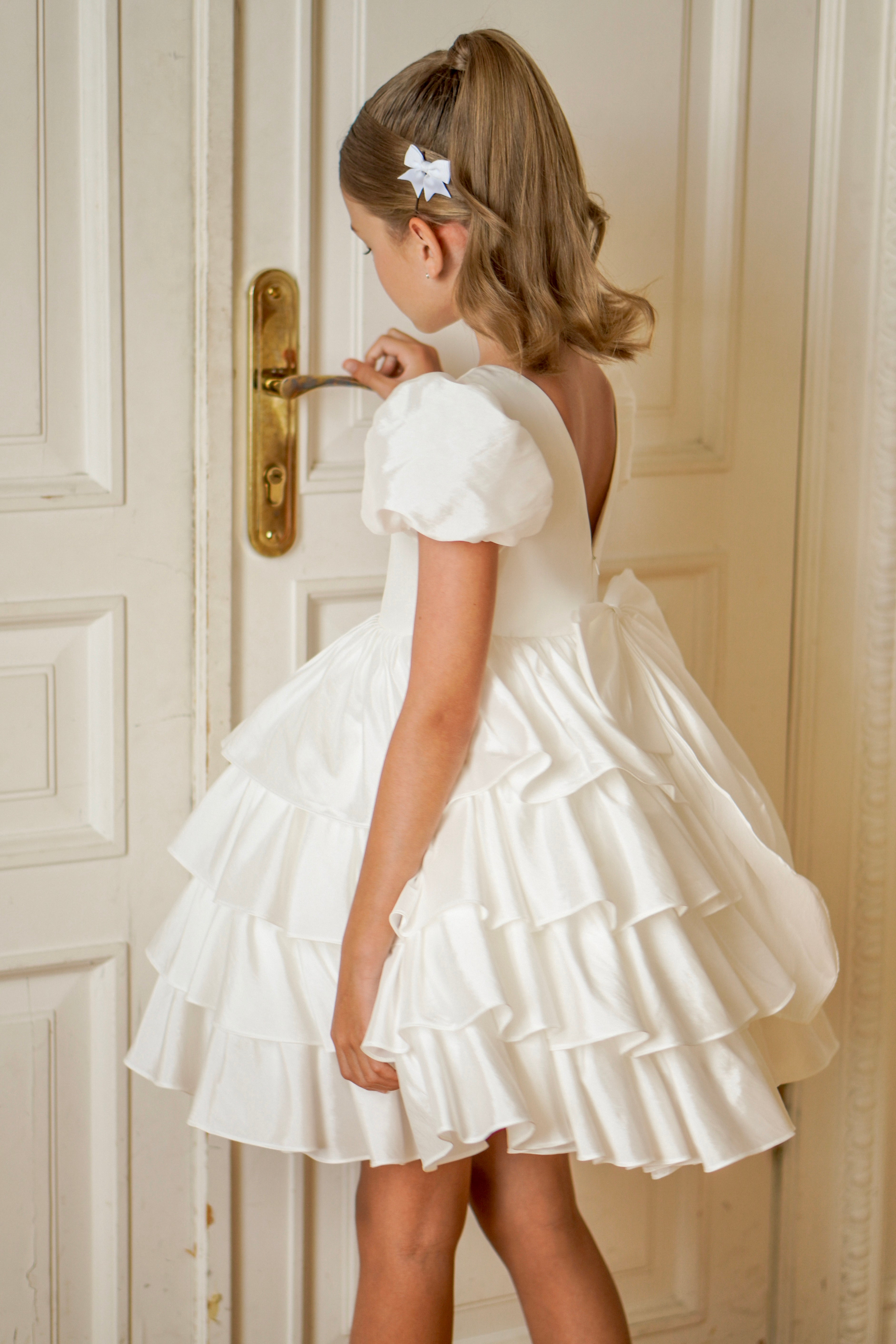 Isabella Special Occasion Dress - Knee Length (Made to Order) MK009