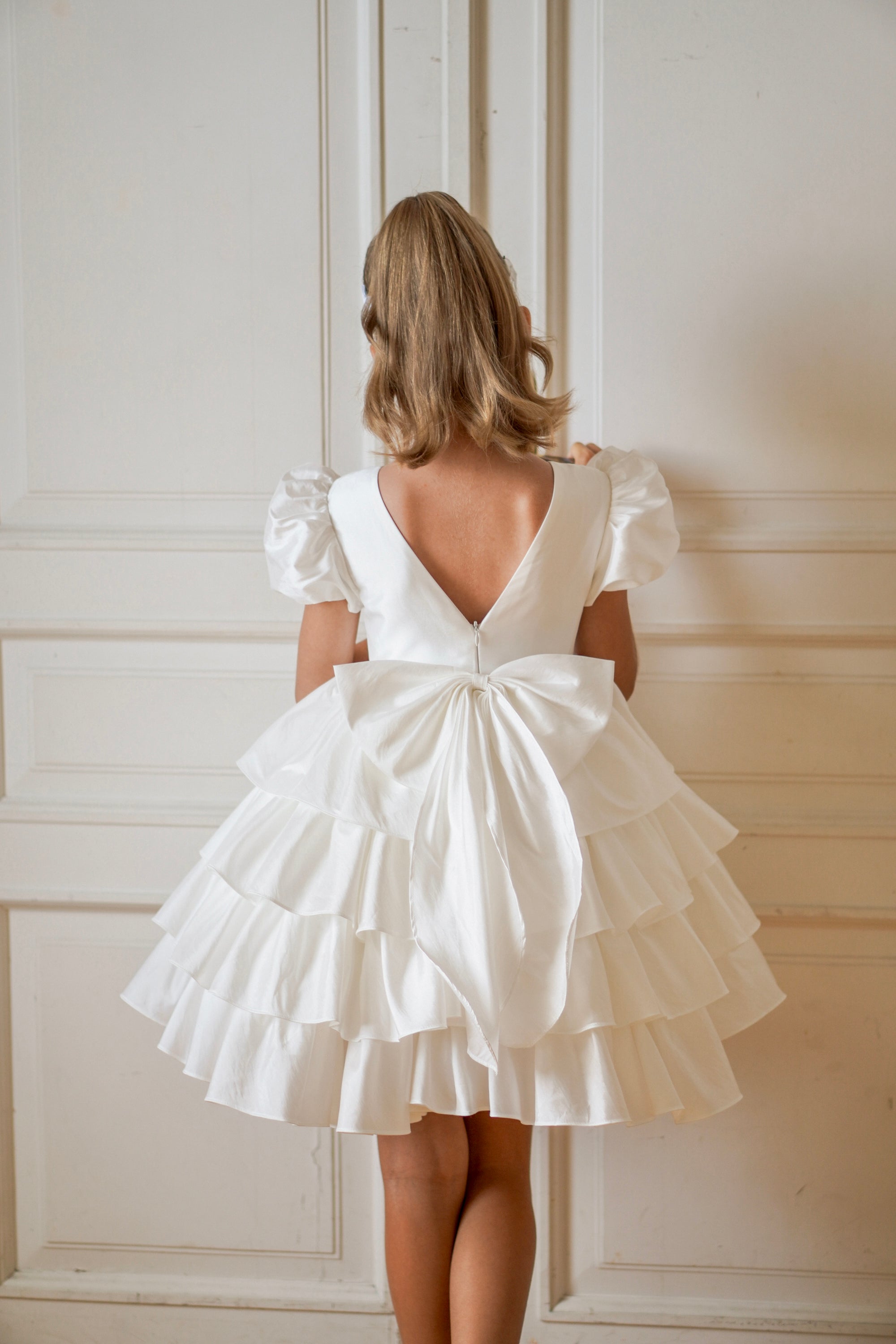 Isabella Special Occasion Dress - Knee Length (Made to Order) MK009