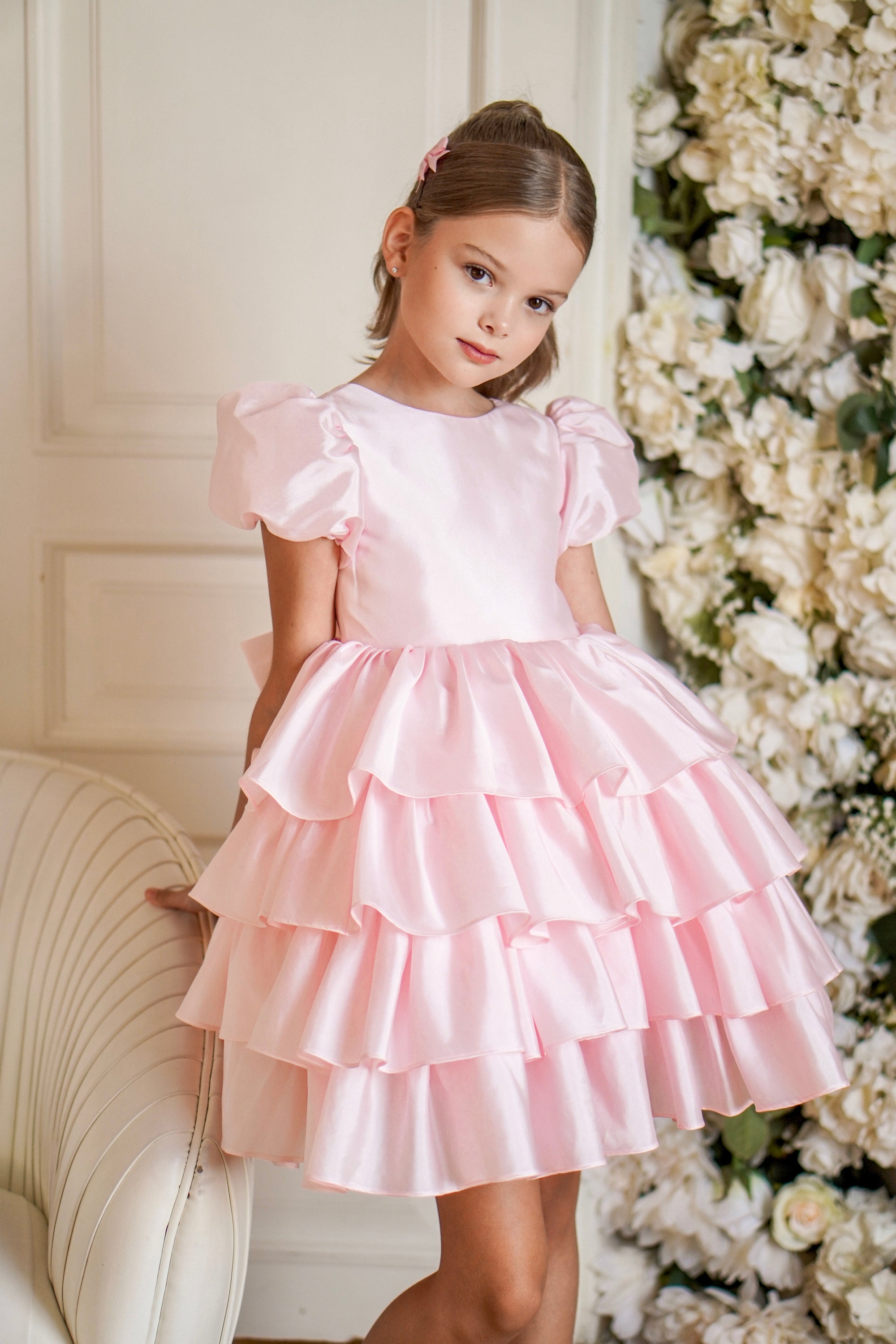 Isabella Special Occasion Dress - Knee Length (Made to order) MK008