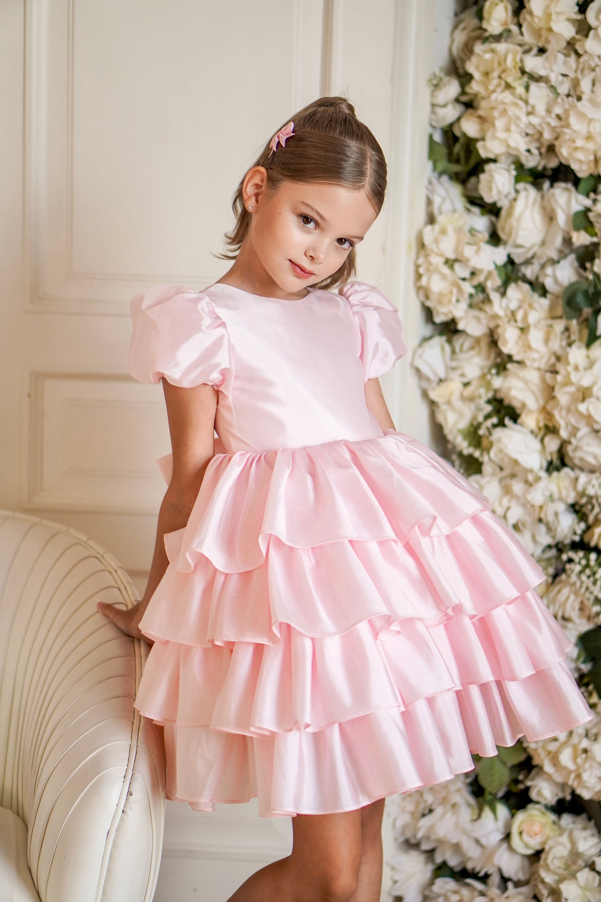 Isabella Special Occasion Dress - Knee Length (Made to order) MK008