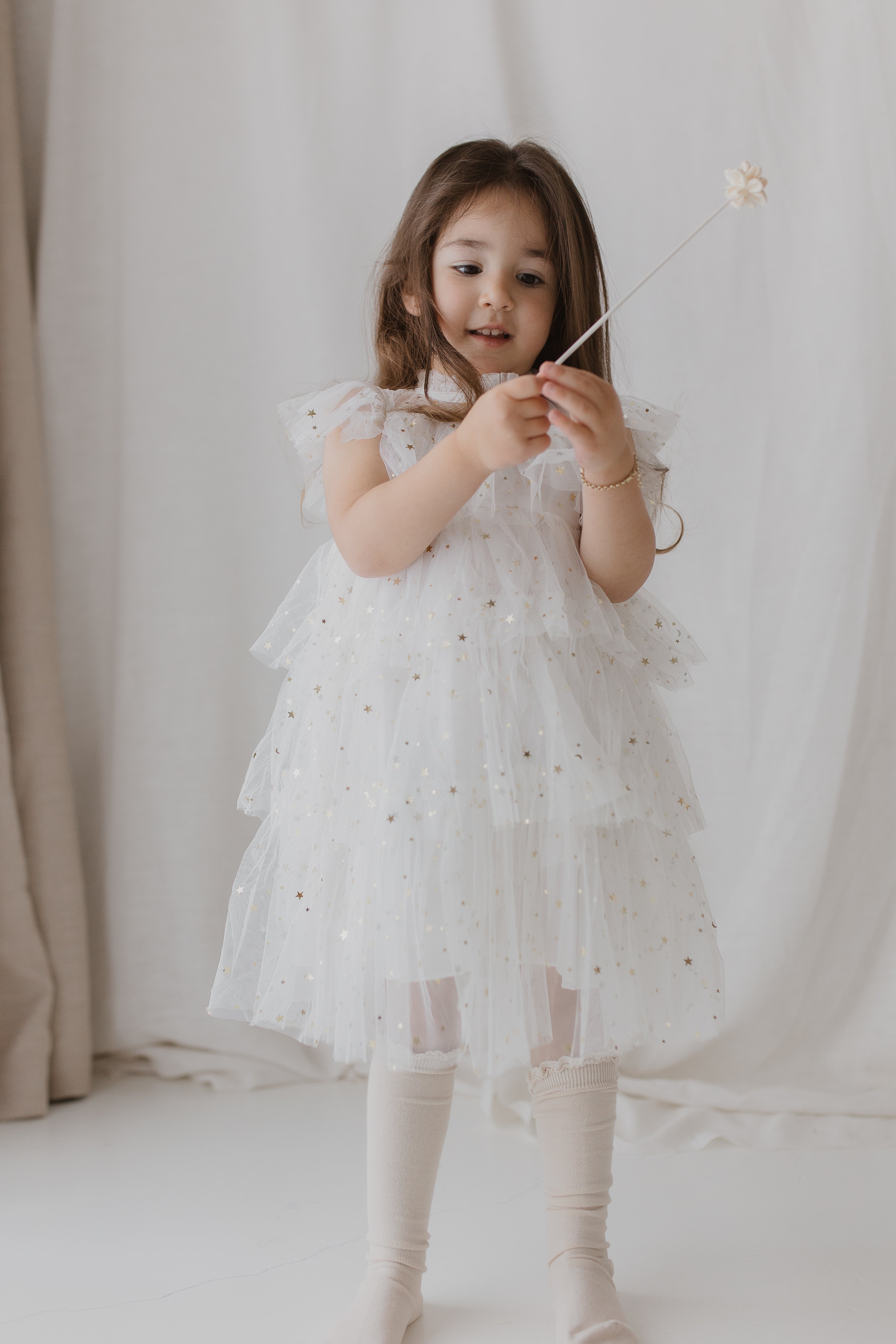 فستان توتو على شكل نجوم وقمر